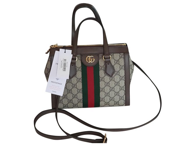 Gucci ophidia Small Tote Bag in Brown for Men