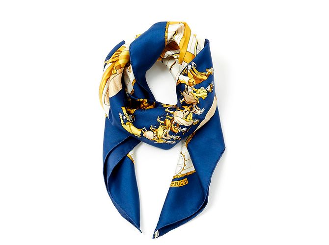 Hermès BECANES DO COLETOR Cru Azul marinho
