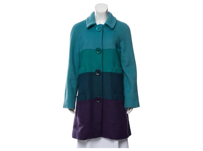 Marc Jacobs Casaco de lã às riscas
