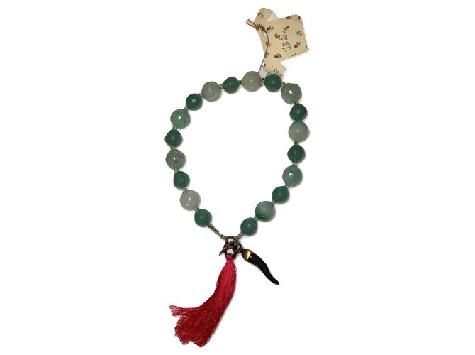 Autre Marque Jade necklace Green  ref.163754