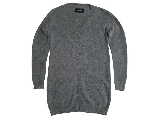 Won Hundred Strickjacke Grau Angora