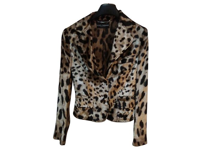 DOLCE & GABBANA Leopard print Jacket