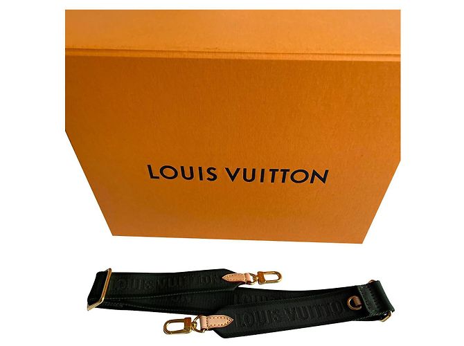 Louis Vuitton Green guitar strap