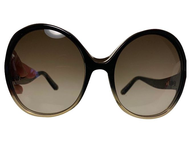 Gafas de sol Chloé marrón claro plástico