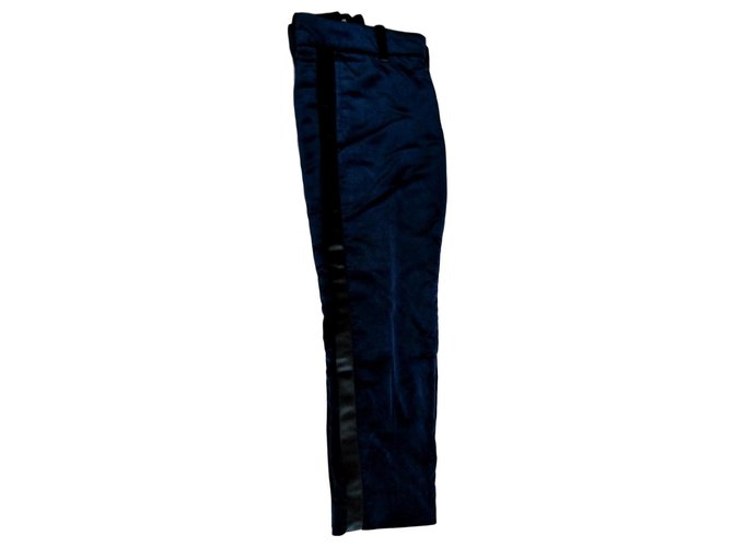 Gucci Trousers Navy blue  ref.164523