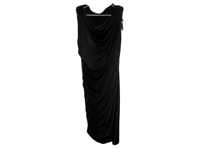 Vera Wang Graues Cocktailkleid mit Rüschen