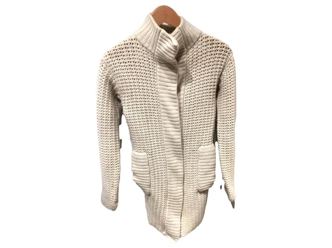 Chanel Strickwaren Beige Kaschmir Wolle