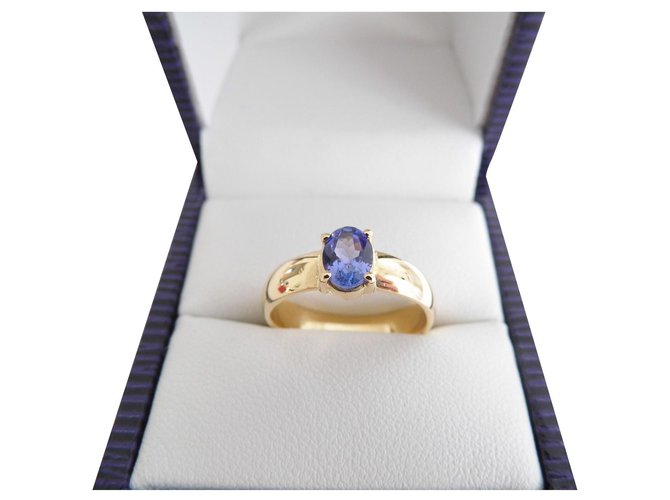 Autre Marque Gold ring 18k tanzanite Golden Yellow gold  ref.164730