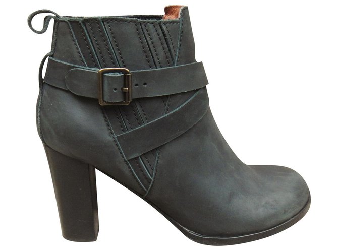See By Chloé p boots 38 Sina model Black Leather  ref.164738