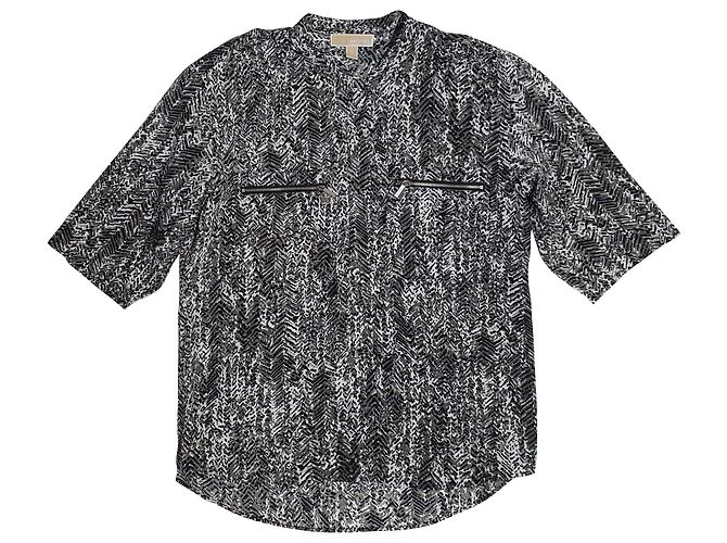 Blusa Michael Kors Cinza de Poliéster de Manga Curta