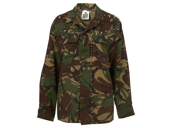 Chaqueta militar The Ragged Priest de algodón Multicolor