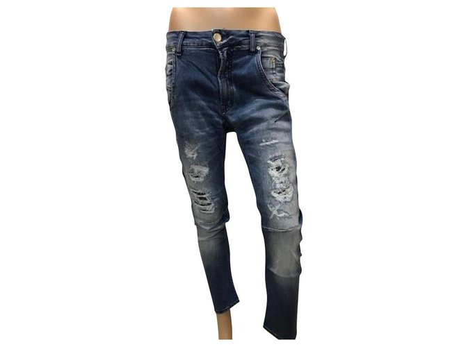 Impérial Jeans Blu Cotone  ref.164760