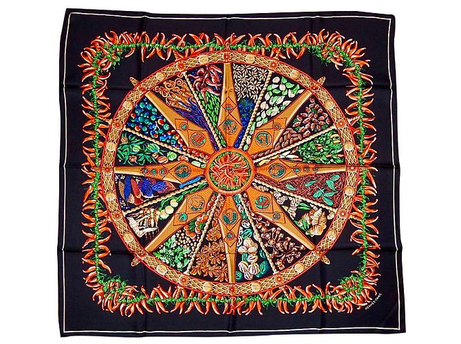 Hermès SPEZIE DEL PAESE Multicolore Seta