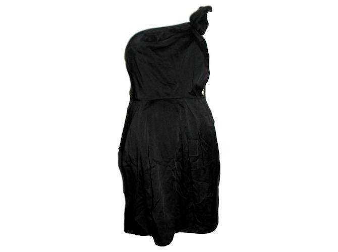 Bcbg Max Azria Ein Cocktailkleid mit Schulter Schwarz