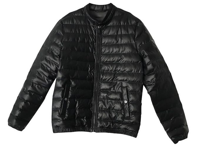 Guess Blazer Jacke Schwarz Polyurethan
