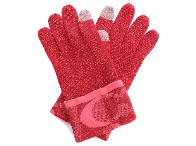Luvas Coach Vermelhas Vermelho