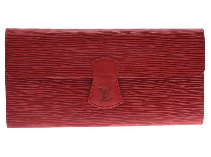 Louis Vuitton Red Epi Leather Jewelry Case Louis Vuitton