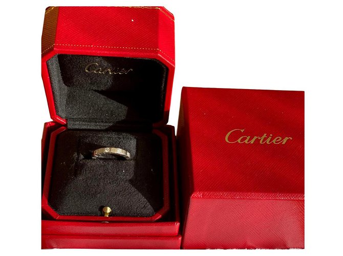 Cartier Lanières Or blanc Argenté  ref.158066