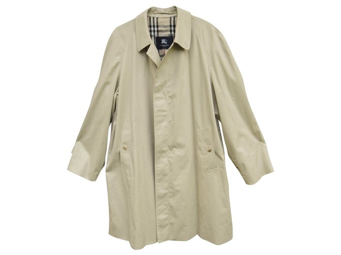 imperméable homme Burberry London taille 54 Coton Polyester Beige  ref.165085