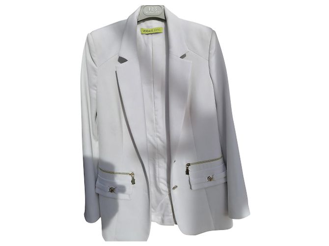 Versace Jacket White Polyester