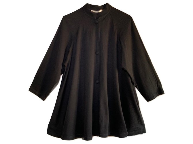 Cacharel- Vintage 80s blouse Black  ref.165337