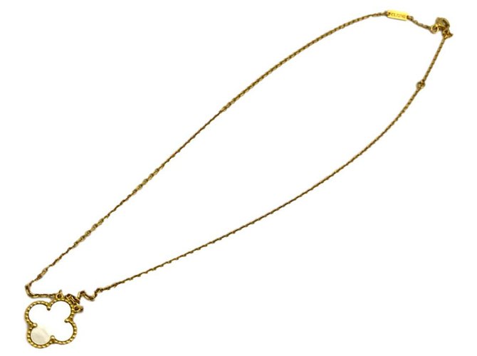 Collar Van Cleef & Arpels Vintage Alhambra Dorado Oro amarillo  ref.165377