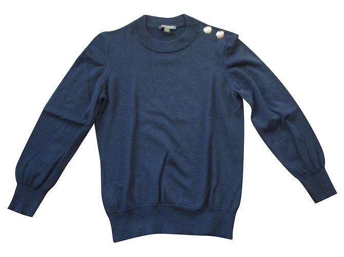 Louis Vuitton Schwarzer Wollpullover, taille M. 