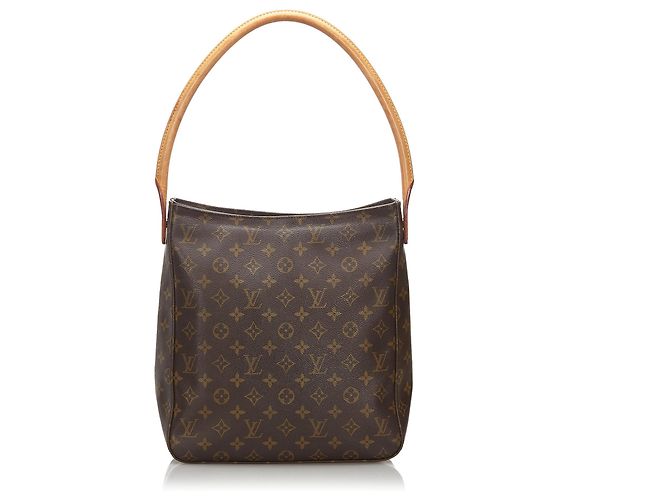 GM Louis Vuitton Brown Monogram Looping Marrone