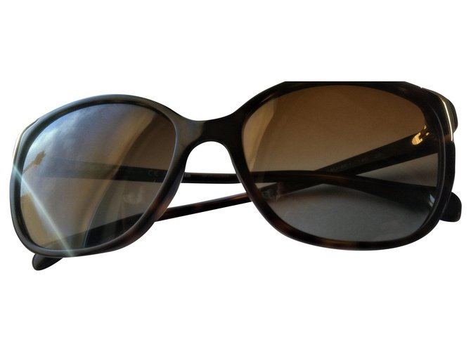 Gafas de sol polarizadas Prada en color havana brown / turtoise Castaño Dorado Bronce Plástico  ref.165488