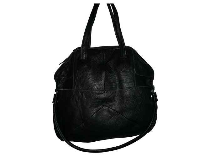 Aridza Bross Bolsos de mano Negro Cuero  ref.165530