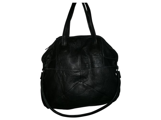 Aridza Bross Handbags Black Leather  ref.165530