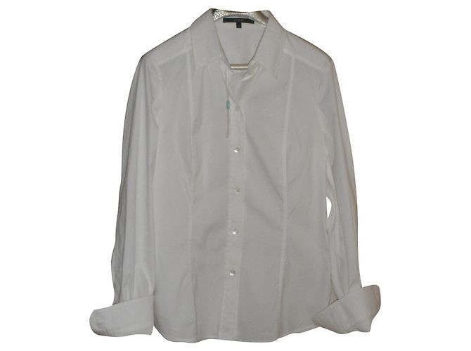 Blusa Gucci in cotone bianca 44 IT Bianco