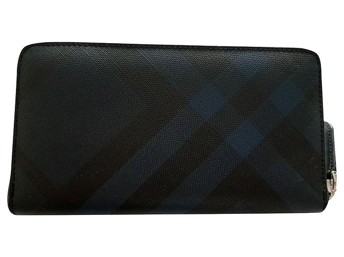 Burberry Purses, wallets, cases Black Blue