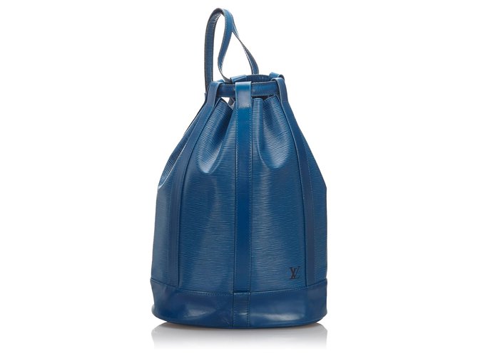 Louis Vuitton Blue Epi Randonnee GM Leather  ref.165649