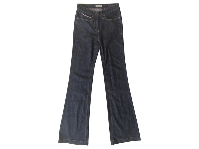 Burberry Brit jeans Coton Bleu Marine  ref.165693