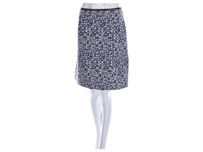 Gonna Hugo Boss in cotone e viscosa multicolore