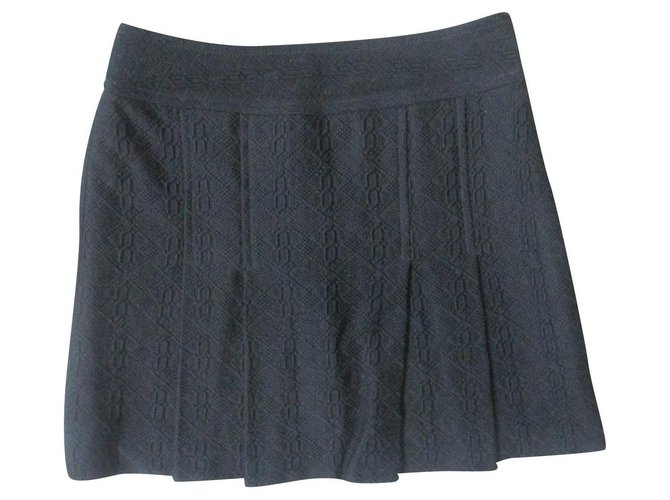 Milly Skirts Black Wool  ref.165823