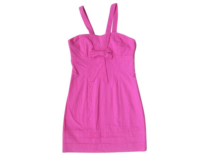 French Connection Dresses Pink Polyester  ref.165824