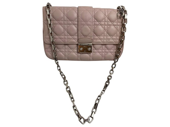Miss Dior DIOR Pink Leather  ref.165895