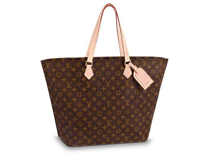 Louis Vuitton All-IN travel bag Brown Leather  ref.165923