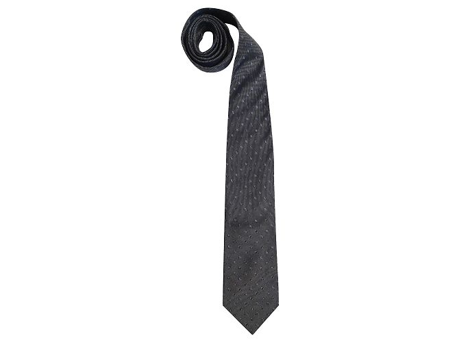 Kenzo Home silk tie blue