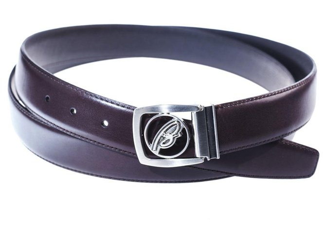 Brioni Belts Brown Leather  ref.166006