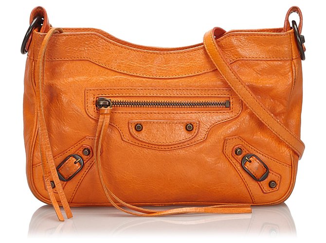 Balenciaga Hip Crossbody Bag Leather ref.166200 - Joli Closet