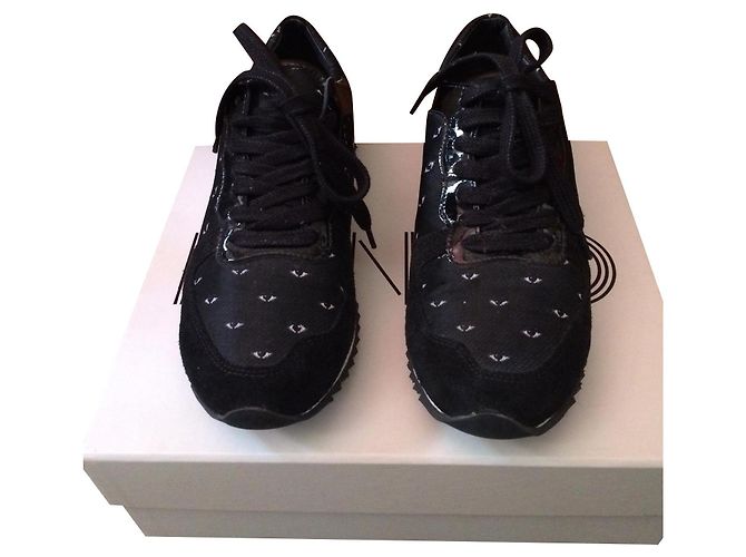 Kenzo Sneaker aus Leder Schwarz 37