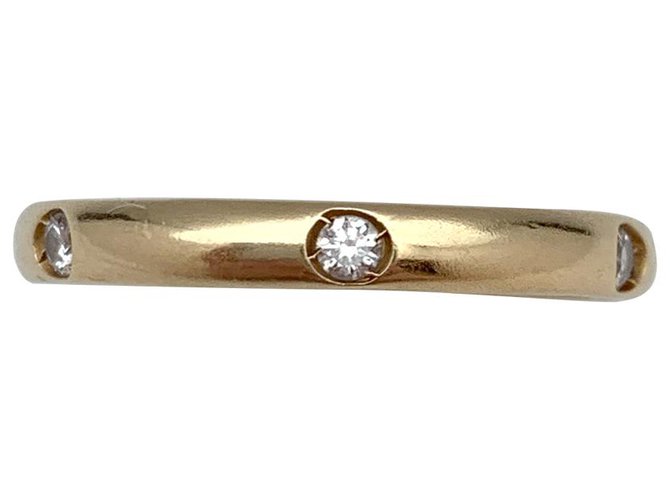 Pomellato-Ring, Modell "Lucciole" in Gelbgold, Diamanten. Gelbes Gold  ref.166381