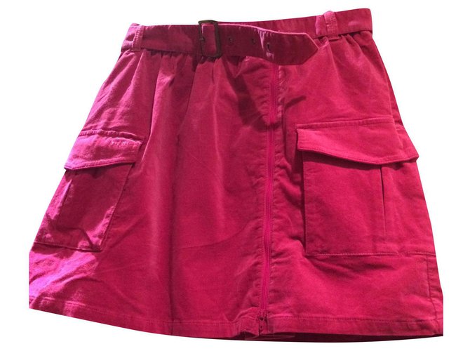 Kenzo Skirts Fuschia Cotton Elastane  ref.166406