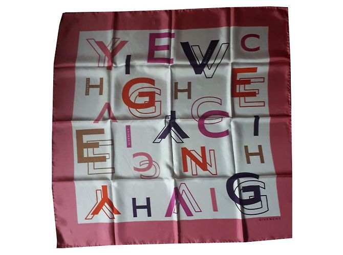 Givenchy Silk Scarf Multicolore 90x90cm Multiple colors