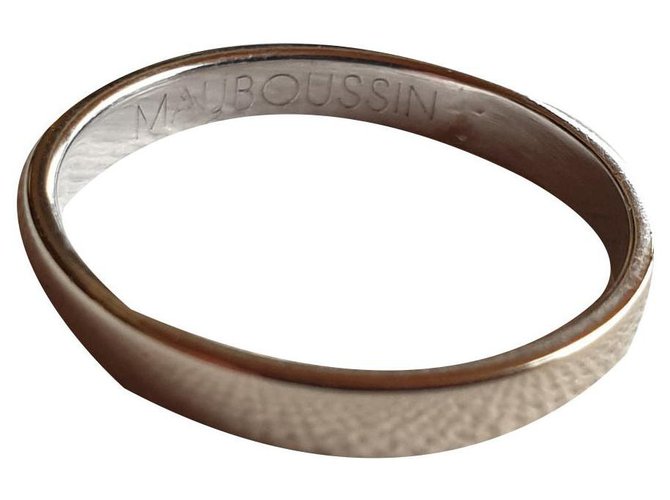 Mauboussin White gold ring 750 unisex Silvery  ref.166612