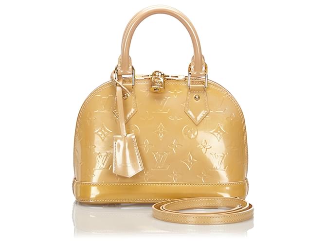 Louis Vuitton Vernis Alma BB w/ Strap - Pink Handle Bags, Handbags -  LOU478201