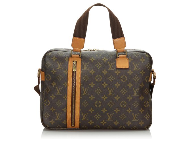 Louis Vuitton Brown Monogram Sac Bosphore Castaño Cuero Lienzo  ref.166771